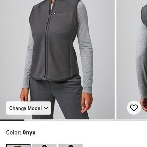 Fabletics Women's Onyx Pace Knit Vest NWOT